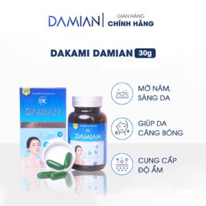 Công dụng viên uống trắng da Damian