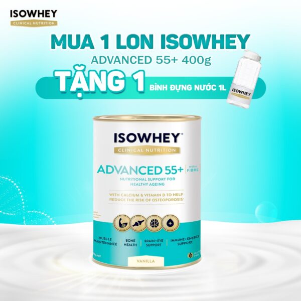 Isowhey advanced 55+ nhập khẩu từ Úc