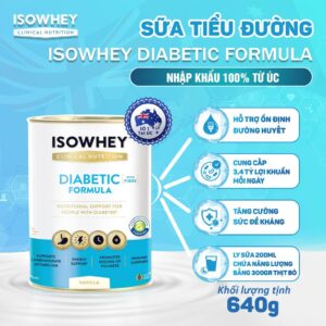 Công dụng Isowhey Diabetic