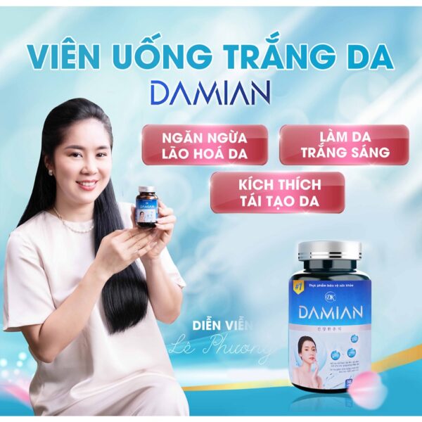 Viên uống trắng da Damian