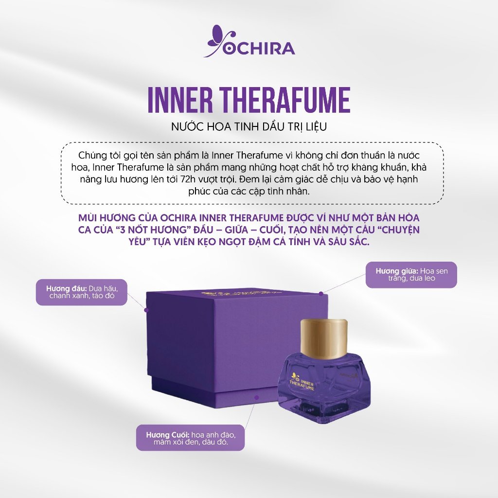 3 tầng hương của nước hoa Ochira Inner Therafume