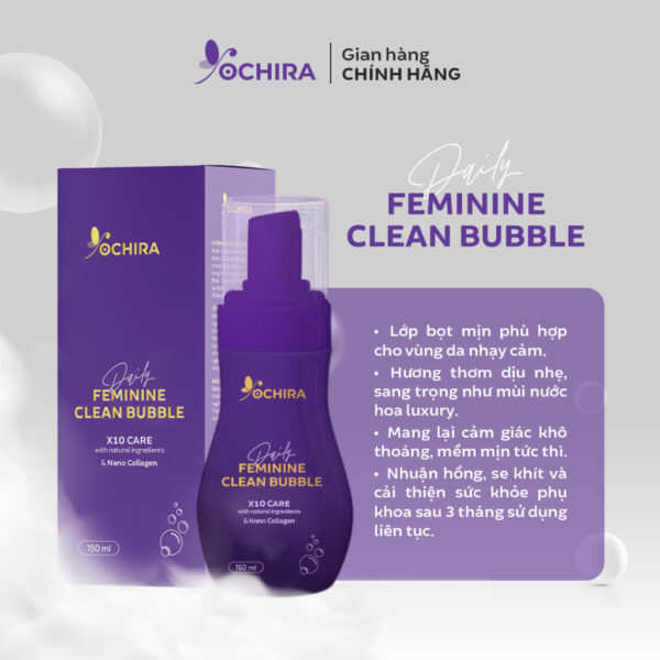 Ochira Feminine Clean Bubble - Bọt vệ sinh dành cho nữ giới