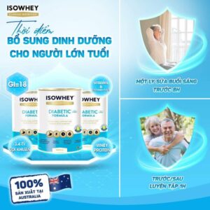 Công dụng Isowhey Diabetic