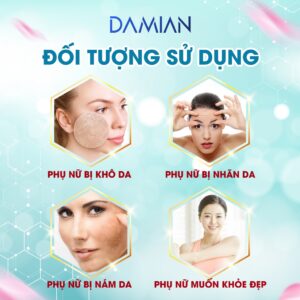 Đối tượng sử dụng viên uống trắng da Damian