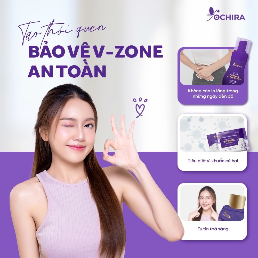 Công dụng của Ochira Feminine Clean Bubble