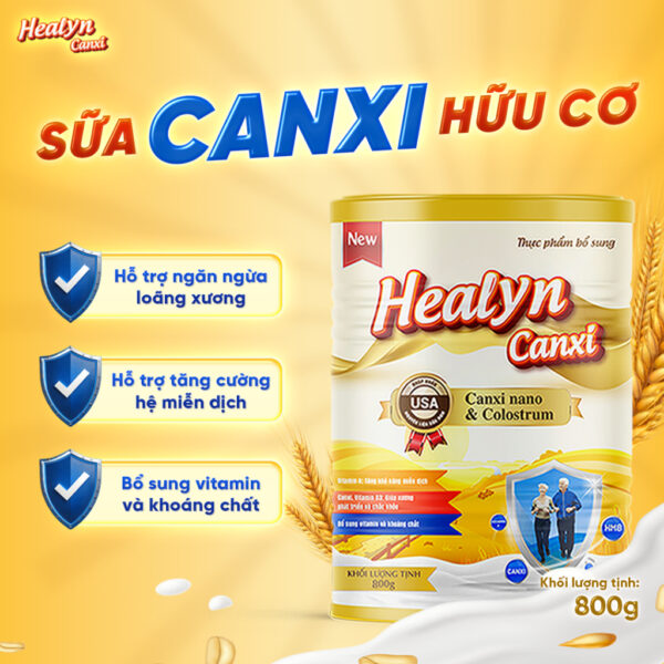 Thực phẩm dinh dưỡng Healyn Canxi