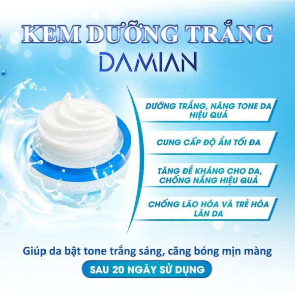 Kem dưỡng da Damian Body White