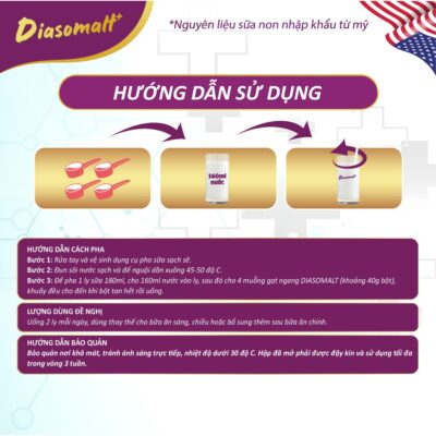 Hướng dẫn sử dụng Diasomalt