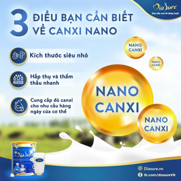 Nano Canxi - Thành phần đặc trưng có trong Diasure